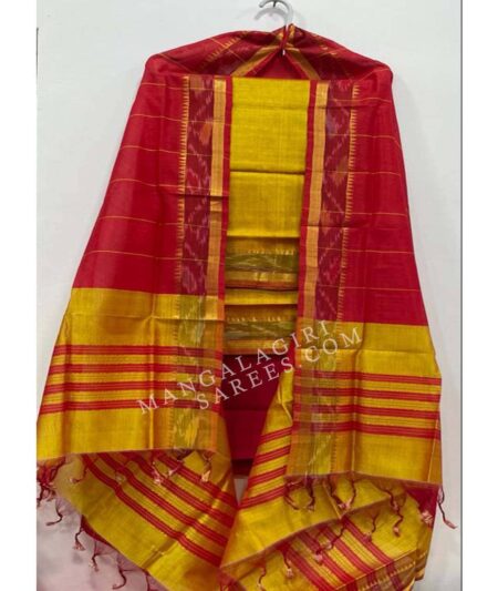 Maheshwari silk cotton dress material – www.vannamayil.com